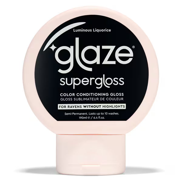Glaze Super Color Conditioning Gloss Luminous Liquorice 190ml , UK version