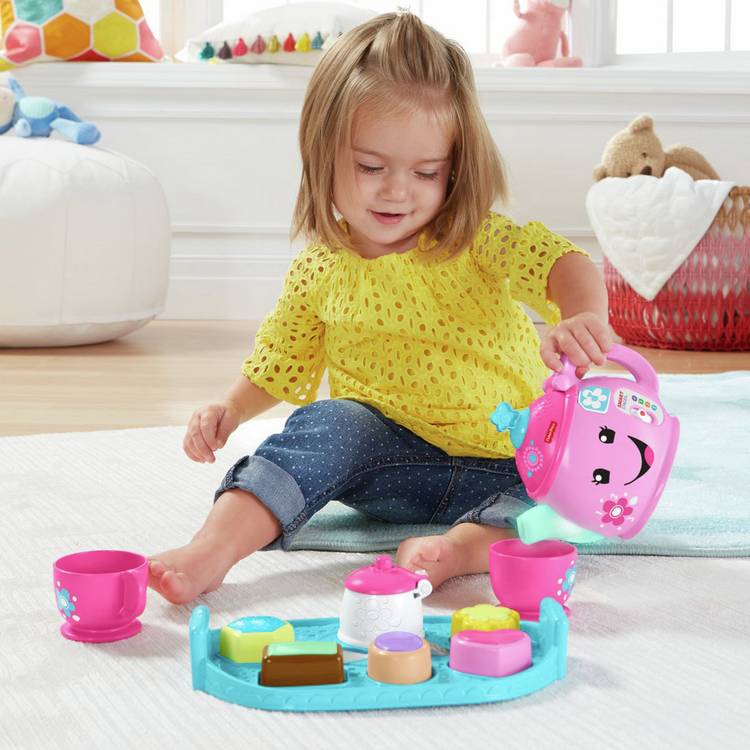 Fisher Price Laugh & Learn Sweet Manners tea set - British product