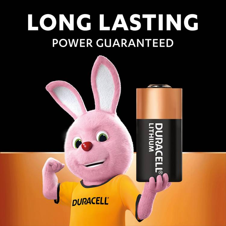 Duracell CR2 lithium battery 3V pack of 2, imported from the UK