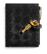 Harrods Bottega Veneta Small Leather Andiamo Bifold Wallet- Buy online at McGrocer