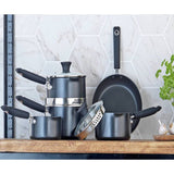 Argos Habitat 5 Piece Pan Set Black- Buy online at McGrocer