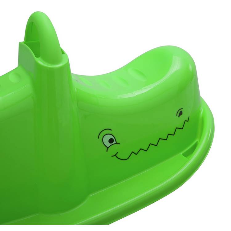 Chad Valley green crocodile rocker for kids, UK version