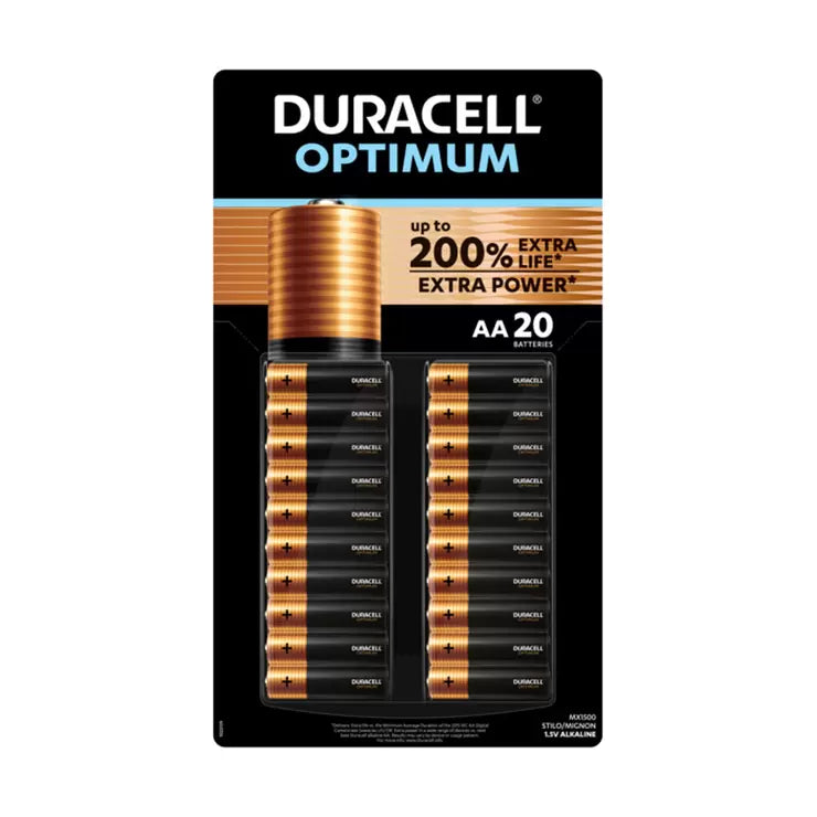 Duracell AA batteries 20 pack - British product