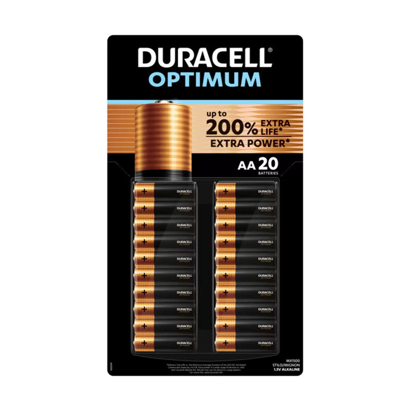 Duracell AA batteries 20 pack - British product