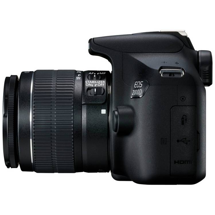 Canon EOS 2000D DSLR camera with 18-55mm lens, imported from the UK