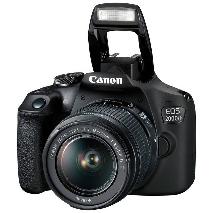 Canon EOS 2000D DSLR camera with 18-55mm lens, imported from the UK