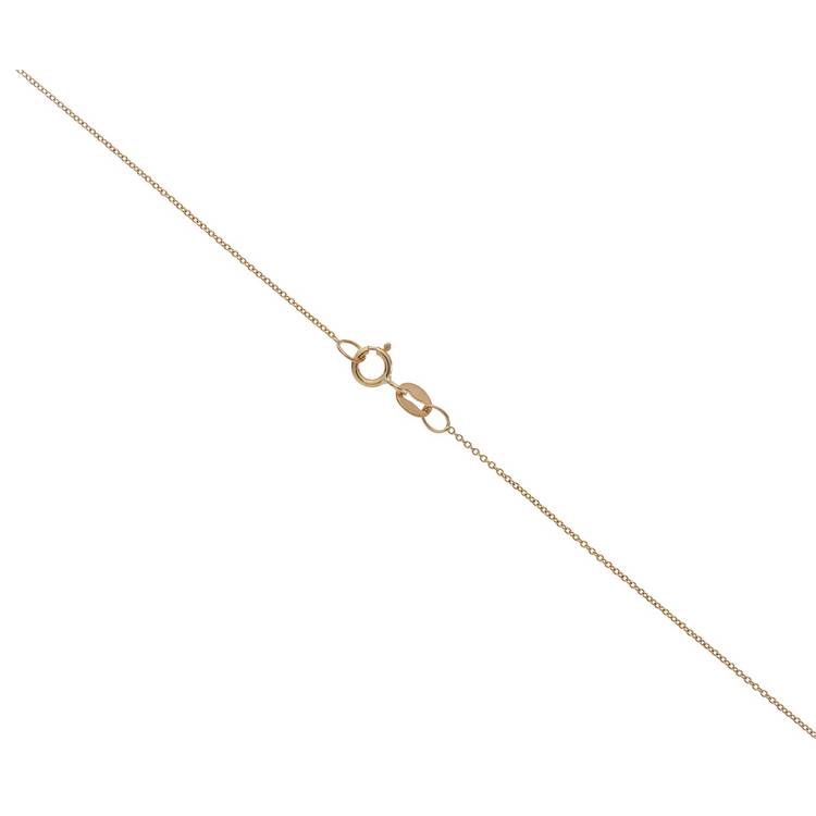 Revere gold ruby diamond pendant necklace 45cm chain, imported from the UK