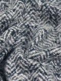 Furn navy blue herringbone throw, UK version