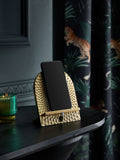 Gold tone phone holder with soft champagne gold finish, UK version