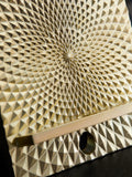 Gold tone phone holder with soft champagne gold finish, UK version
