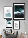 East End Prints Black Dark Earth photographic art print - British product