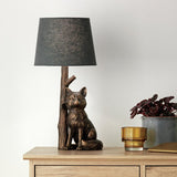 Argos Home fox table lamp bronze and grey (British brand)
