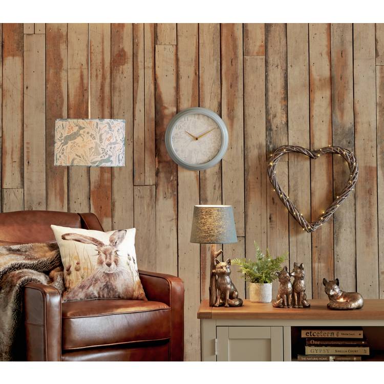 Argos Home fox table lamp bronze and grey (British brand)
