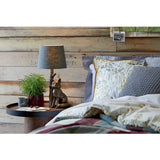 Argos Home fox table lamp bronze and grey (British brand)