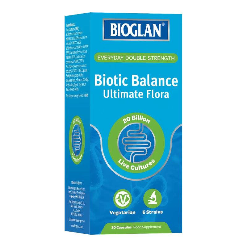 Bioglan Biotic Balance probiotic capsules 2 x 30 pack - British product