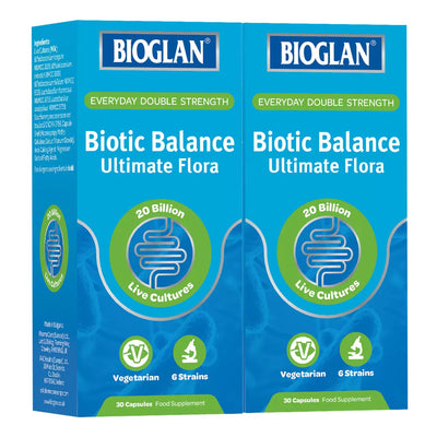 Costco UK Bioglan Biotic Balance Ultimate Flora Probiotic Supplement 2 x 30 Capsules- Buy online at McGrocer