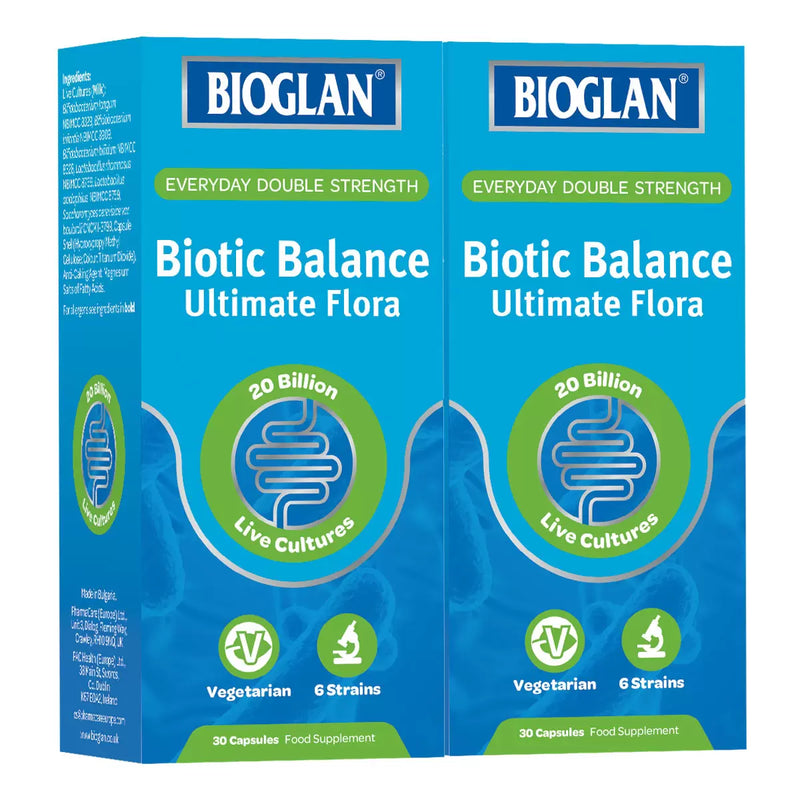 Bioglan Biotic Balance probiotic capsules 2 x 30 pack - British product