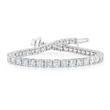Costco UK Costco Diamond Tennis Bracelet White Gold Size 17.7cm- Buy online at McGrocer