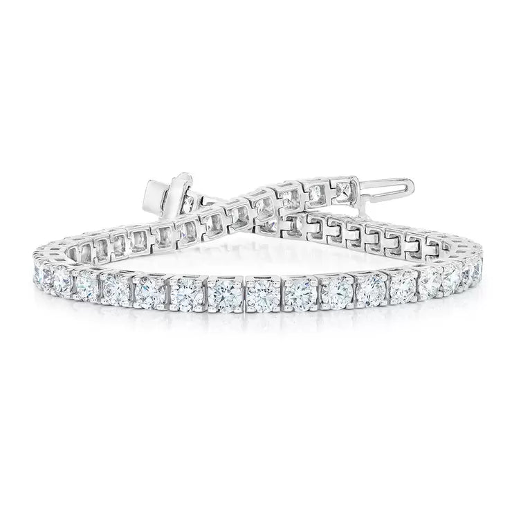 Costco diamond tennis bracelet 8ctw white gold - British product