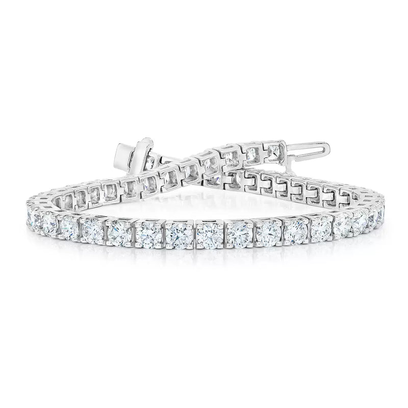 Costco diamond tennis bracelet 8ctw white gold - British product