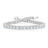Costco diamond tennis bracelet 8ctw white gold - British product