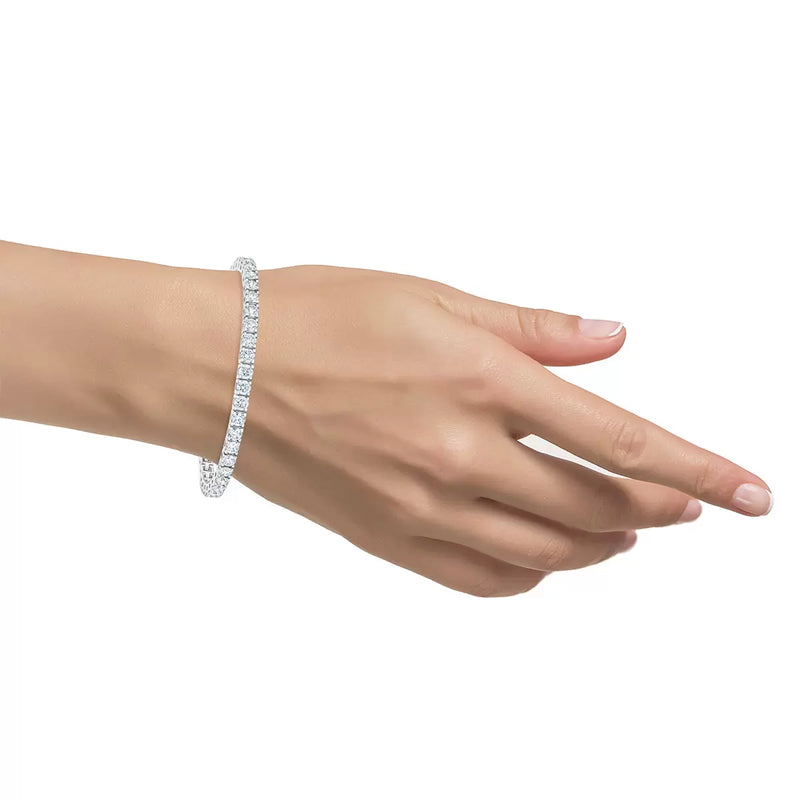Costco diamond tennis bracelet 8ctw white gold - British product