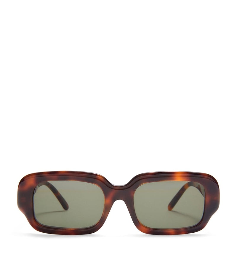 LOEWE rectangular slim acetate sunglasses, UK version
