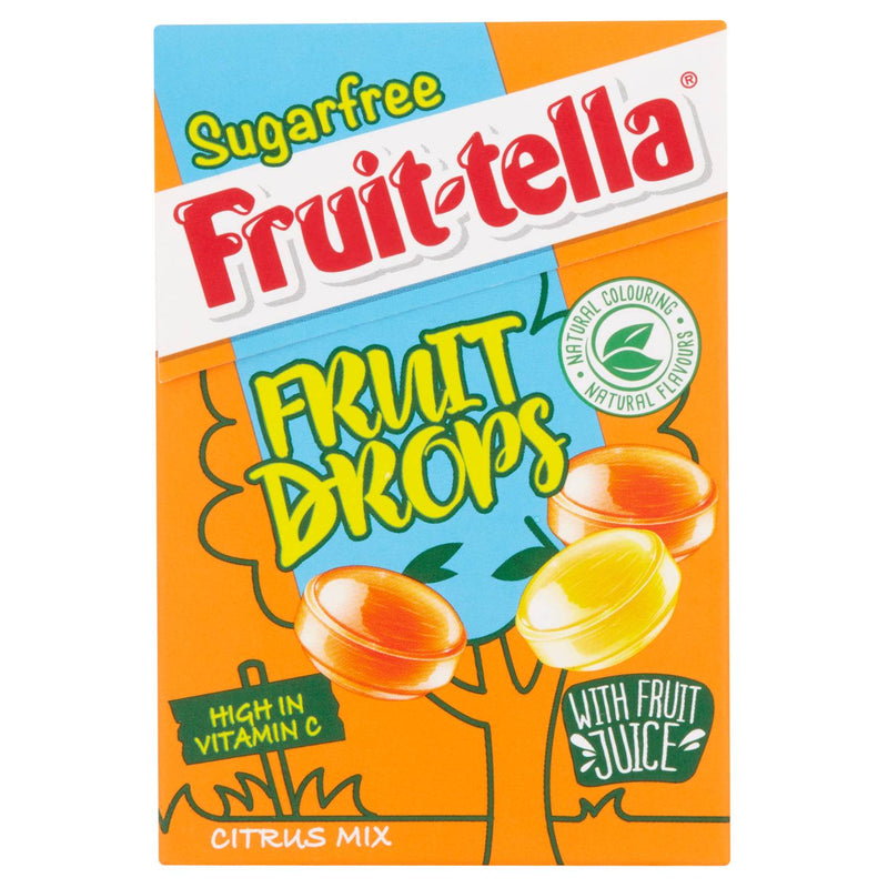 Fruittella sugar free citrus mix fruit drops 45g - British product