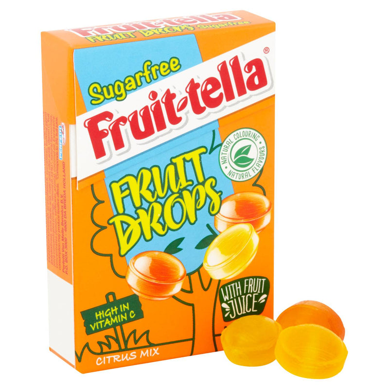 Fruittella sugar free citrus mix fruit drops 45g - British product