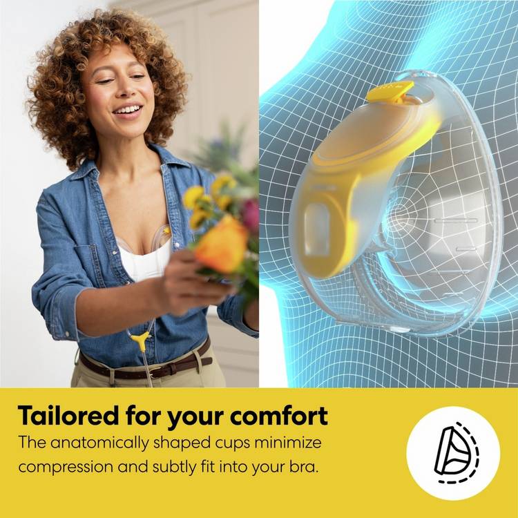 Medela Freestyle Mini hands-free breast pump, imported from the UK