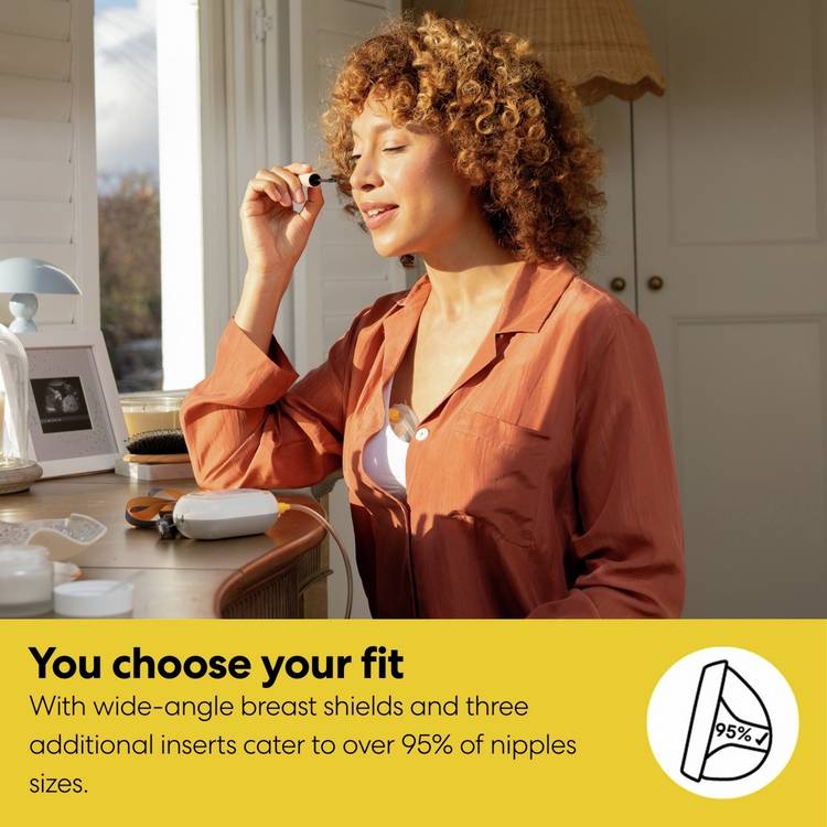 Medela Freestyle Mini hands-free breast pump, imported from the UK
