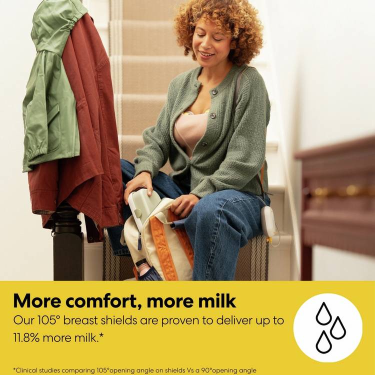 Medela Freestyle Mini hands-free breast pump, imported from the UK