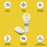 Medela Freestyle Mini Classic single breast pump, UK version
