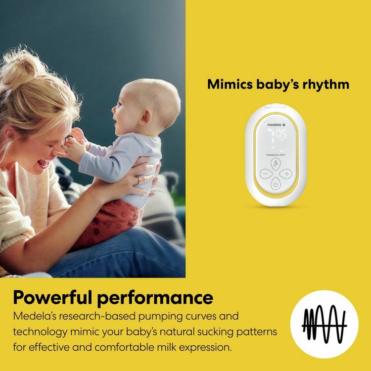 Medela Freestyle Mini Classic single breast pump, UK version