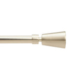 Argos Home extendable satin nickel curtain pole with trumpet finials, UK version