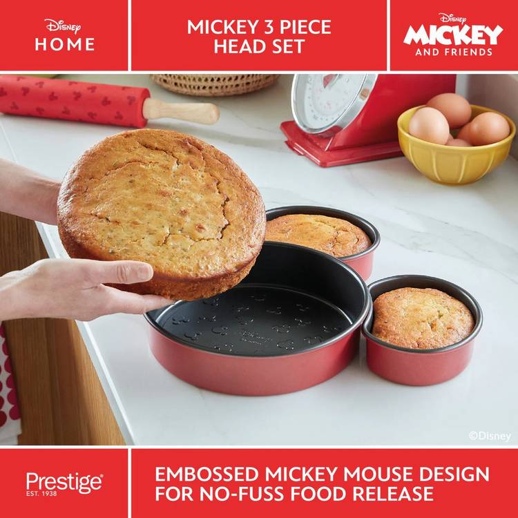Prestige Disney Mickey bakeware set 5 piece - British product