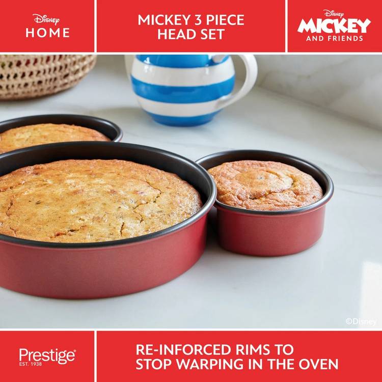 Prestige Disney Mickey bakeware set 5 piece - British product