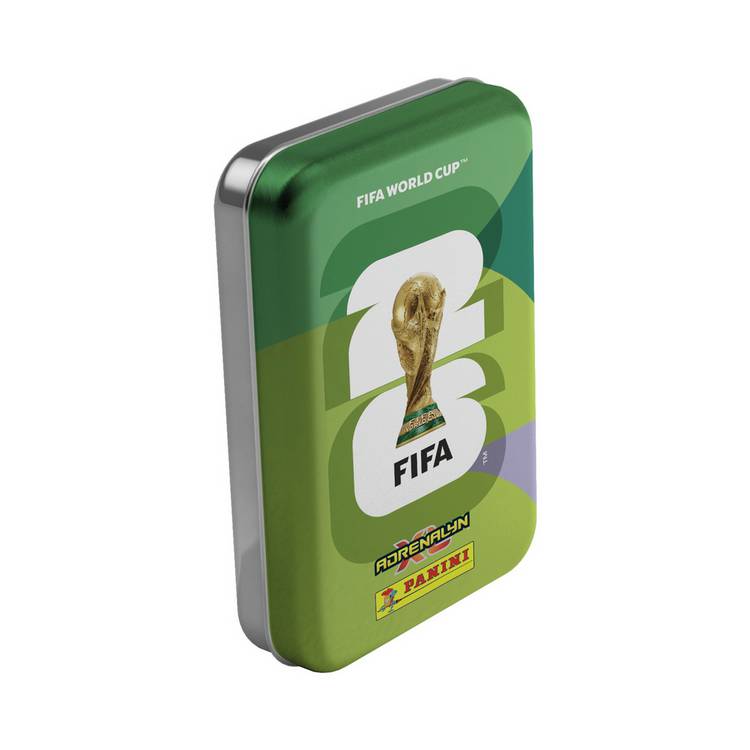 Panini Adrenalyn XL FIFA World Cup 2026 trading card tin - British product