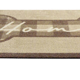 Howler & Scratch Check Home Grey Doormat 50x75cm, UK version