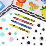 Crayola Mega Craft Box with crayons and pipe cleaners, UK version