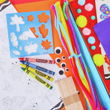 Crayola Mega Craft Box with crayons and pipe cleaners, UK version