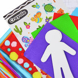 Crayola Mega Craft Box with crayons and pipe cleaners, UK version