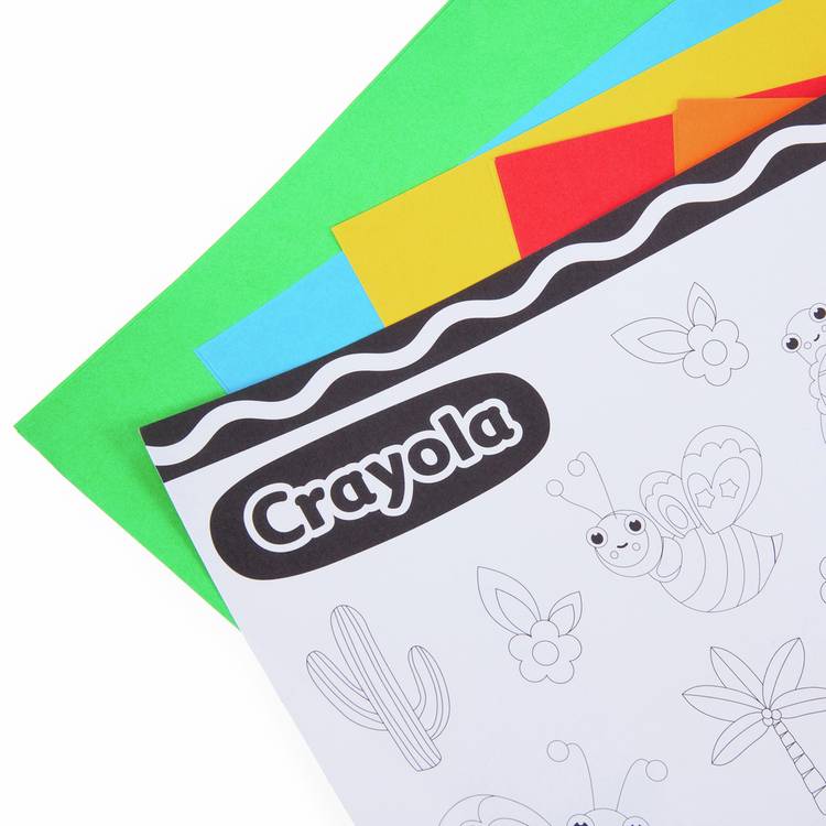 Crayola Mega Craft Box with crayons and pipe cleaners, UK version