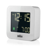 Braun Travel Digital Alarm Clock white compact, UK version