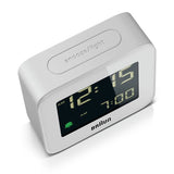 Braun Travel Digital Alarm Clock white compact, UK version