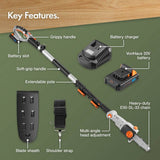 VonHaus 20V cordless pole chainsaw (British brand)