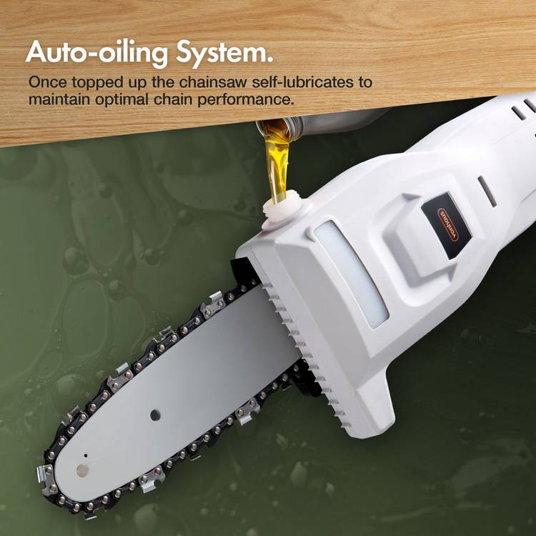 VonHaus 20V cordless pole chainsaw (British brand)