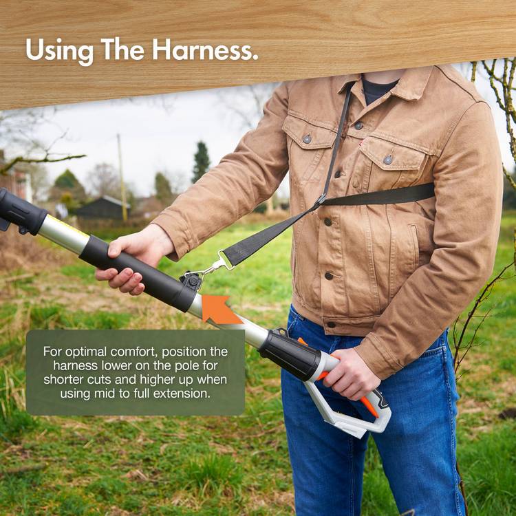 VonHaus 20V cordless pole chainsaw (British brand)