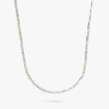 Argos Revere Sterling Silver Braided Chain Necklace - 18in- Buy online at McGrocer