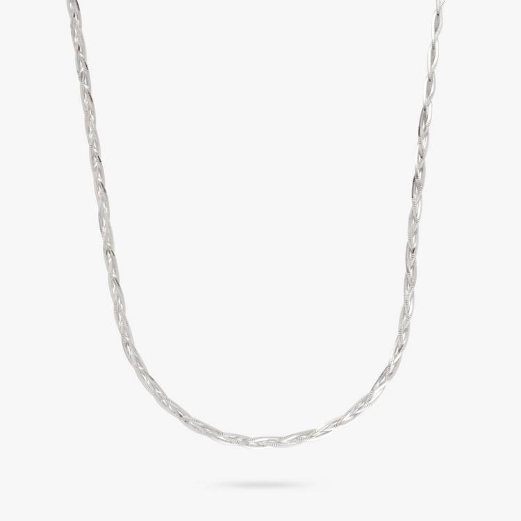 Revere necklace braided chain 18in, imported from the UK